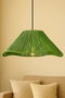 Opviq Lámpara de Araña de Macramé Greenfav Verde